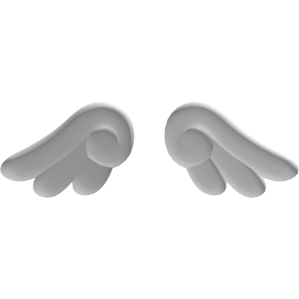 cute angel wings in white Roblox item