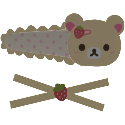Korilakkuma Bear HairClip