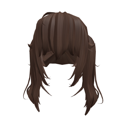 Long Messy Dolly Twintails - Brown Roblox item