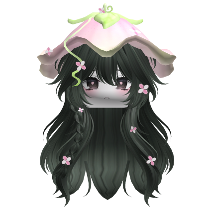 Kawaii Fluffy Layered Flower Hair (Green)