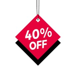 40% for all items!!!