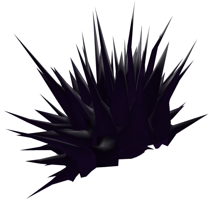 Dark Purple Liberty Punk Super Spiked Hair