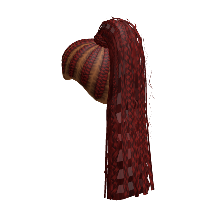 Nicki's Braided Ponytail in Red Roblox item