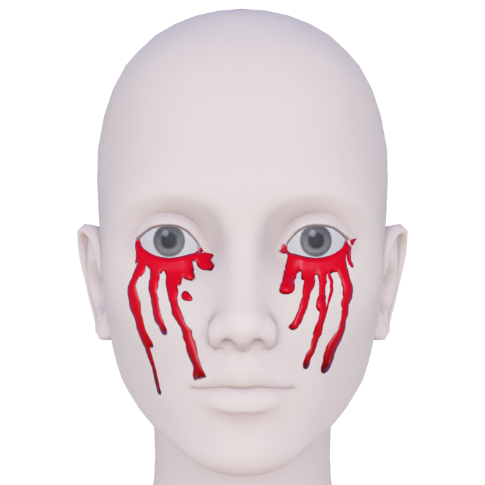 Halloween Ketchup Cry