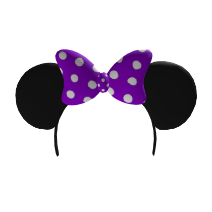 Minnie Ears Purple Roblox item