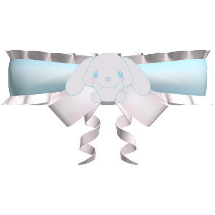 ⊹ ִ ᣞ ᕱ ⑅ ᕱ cutesy cinnamoroll pink bow top 🩵