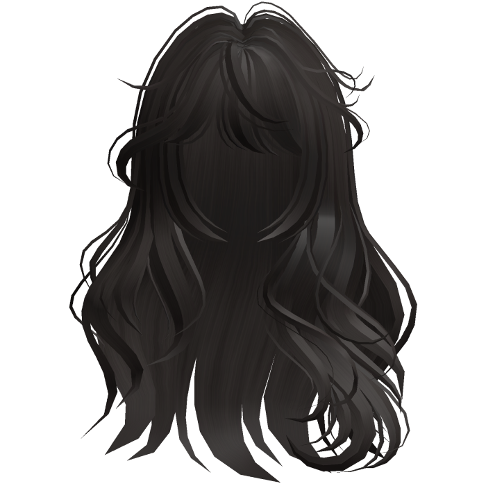 Dark Brown Lush Wavy Anime Hair 