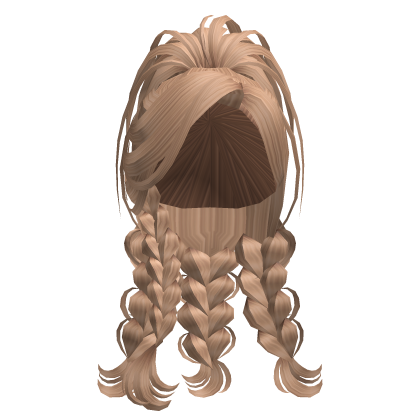 Coquette Braided Ponytail Hair (Honey Blonde) Roblox item