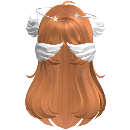 Ginger Angelic Hair W Halo