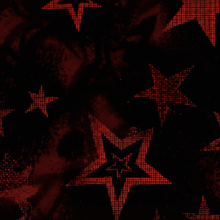 Y2K Red Stars Background 2000s