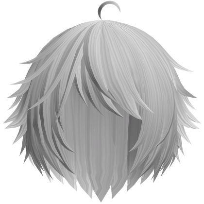 Silver Cute Kawaii Emo Anime Tuft Hair Roblox item