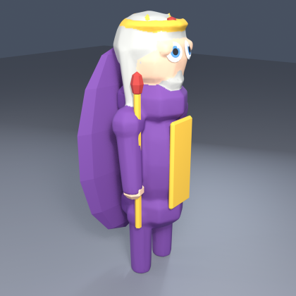 Low Poly Medieval Fantasy Characters RPG NPC x60 preview 3