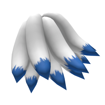 Plush Blue Kitsune Tails