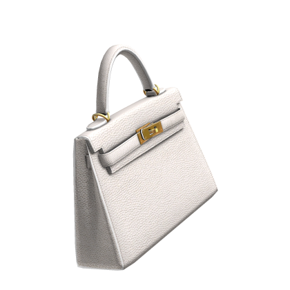 White Mini Kelly HandBag thumbnail