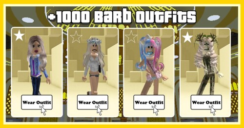 [+1000 Fits] Barb Outfits