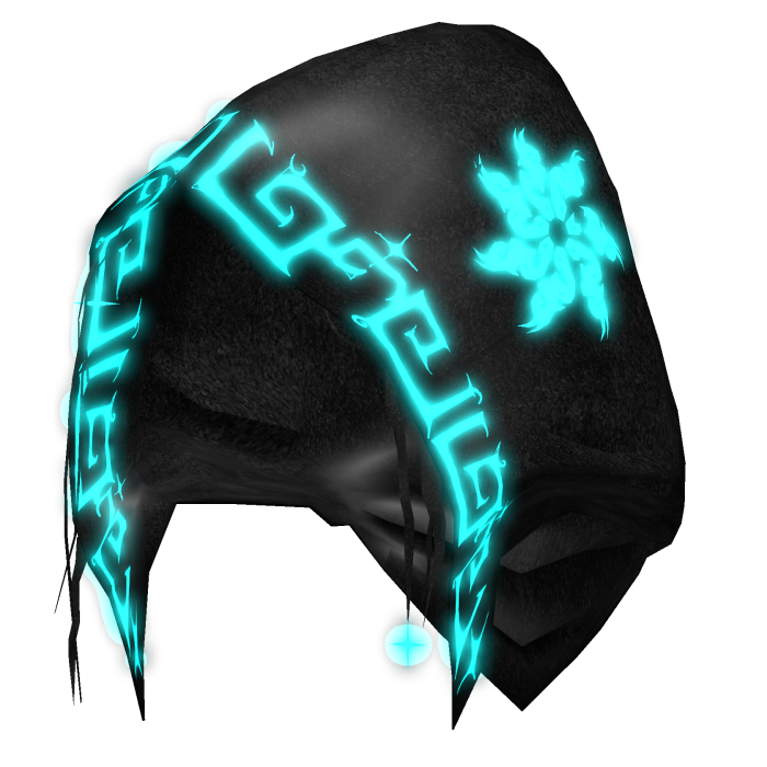 Glowing Gaian Sorcerer Korblox Rune Hood