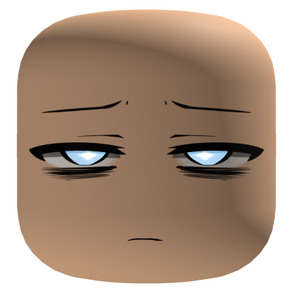 Cursed Since Monday Face Blue Glowing Eyes - Light