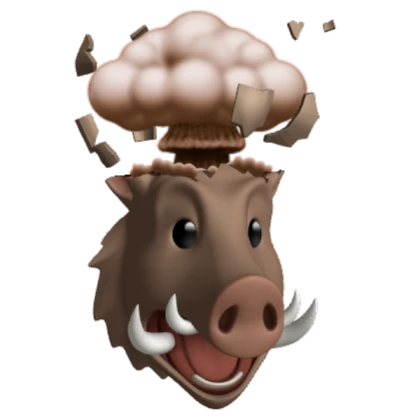 exploding pig 🤯