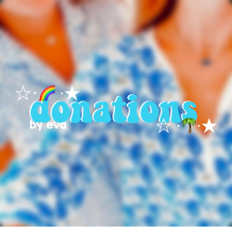 donations!! ༄ 🌈 💗