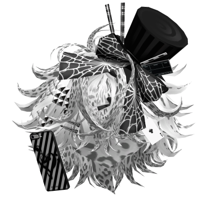 Messy Emo Magician Boy Hair (Snow Leopard) Roblox item