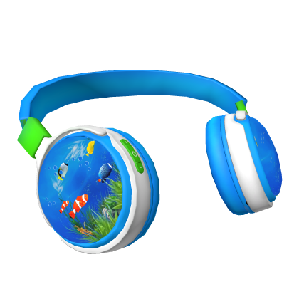 Frutiger Aero Aquarium Neck Headphones 3.0 Roblox item