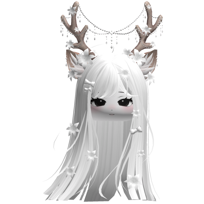 Ethereal Christmas Fairy Fawn Hair w/ Antlers