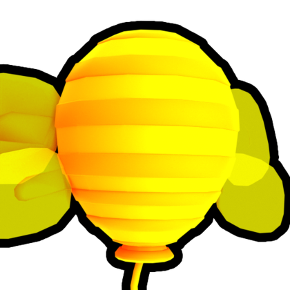 Gold Bee Balloon
