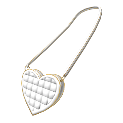 White Luxury Heart Purse (3.0) Roblox item