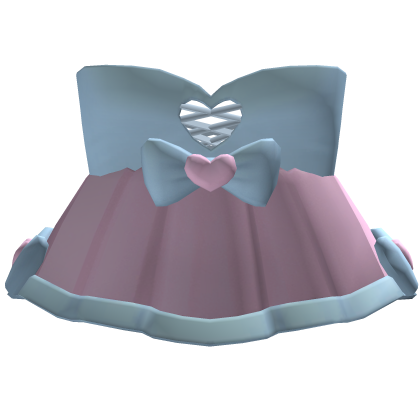 ♡ cutecore blue&pink dress Roblox item