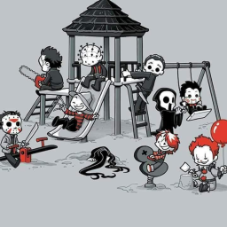 Scary and aesthetic playground