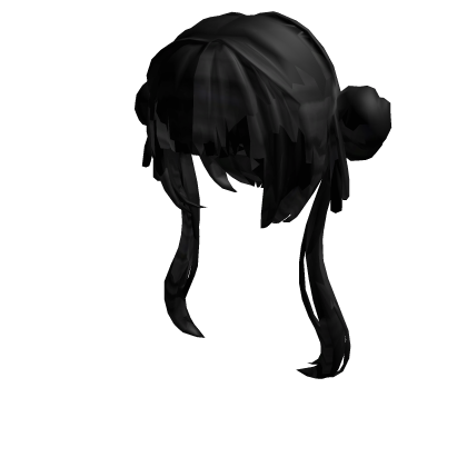 black hair pigitails 