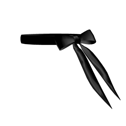 Black bow choker Roblox item