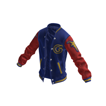 College Jacket | Blue Yellow Red