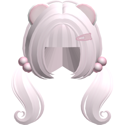 ♡ cute n short heart moe pigtails (pink)