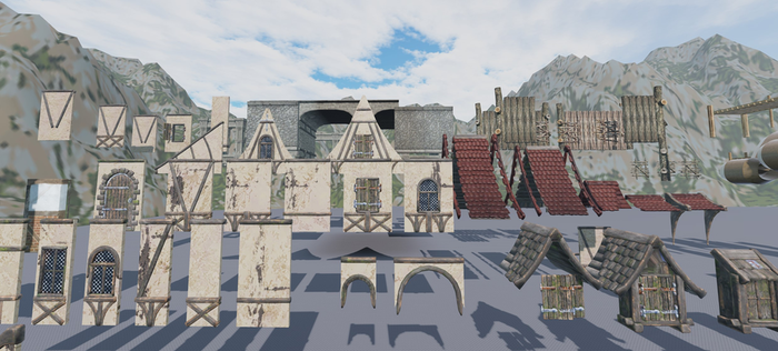 Medieval Furniture Assets Pack preview 1