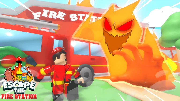 Escape The Fire Station Obby! thumbnail