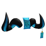 [⏳] Cursed Blue Ram Horns (Blue)