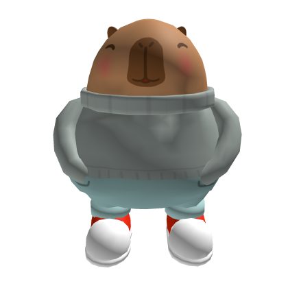 Chill Guy Capybara Plushie Roblox item