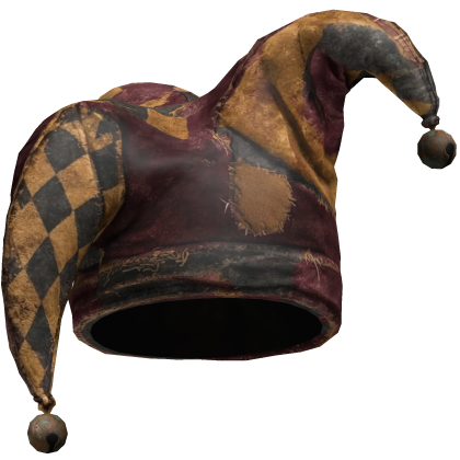 Brown & Gold Jester Hat