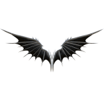 Goth Vampire Black Wings