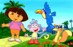 Dora the Explorer fan group for burgers