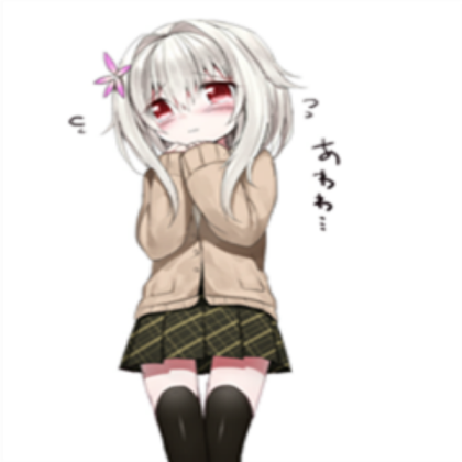 Anime girl Roblox decal