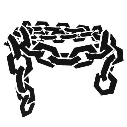 Cartoony White Chain Necklace