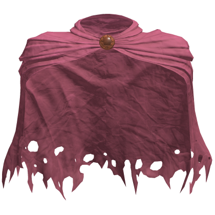 Worn Distressed Pink Paladin Cloak