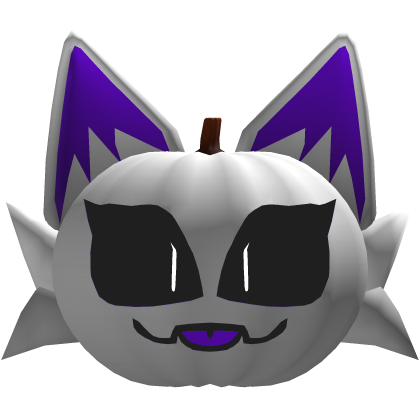 Sinister E White Purple Pumpkin Furry Cat Roblox item