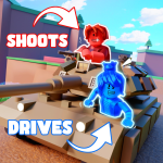 Shoot & Drive [2 Player Obby]