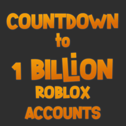 Countdown to 1 billion roblox users icon