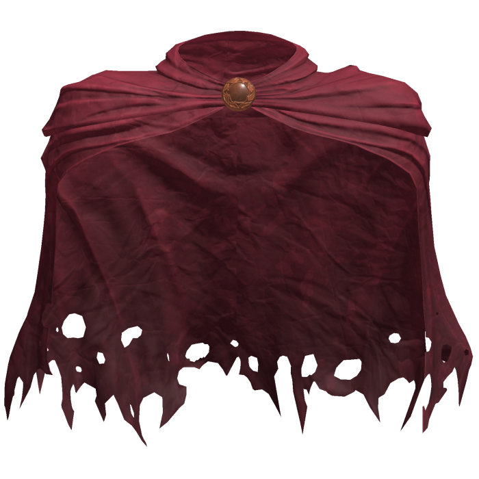 Worn Distressed Pink Paladin Cloak