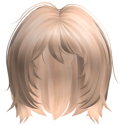 Roblox Item ୨୧ cute messy shaggy hair blonde