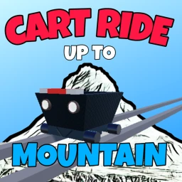 Cart Ride up a high mountain icon